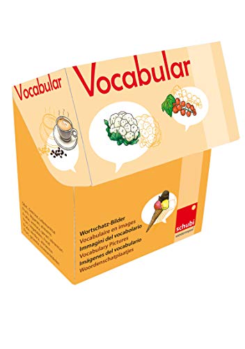 Vocabular: Wortschatzbilder Obst, Gemüse, Lebensmittel von SCHUBI Lernmedien